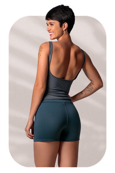 Regata em microfibra de toque suave