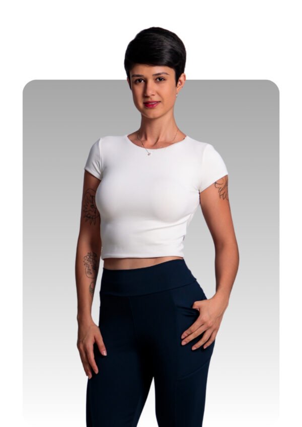 Blusa trançada + Calça flare